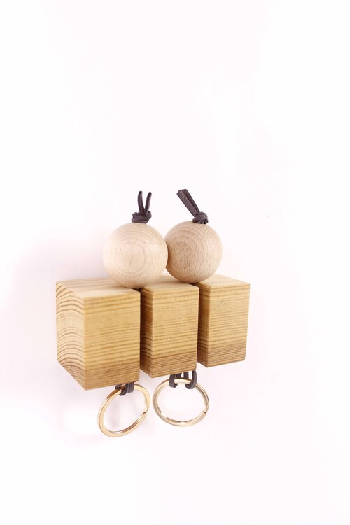 (image pour) Porte Clés Mural 2 Personnes Personnalisé